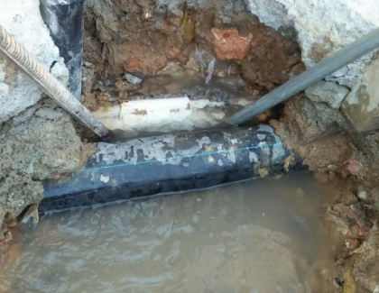 二道江测漏水之水管漏水